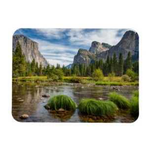Tal-Ansicht in Yosemite Nationalpark Magnet