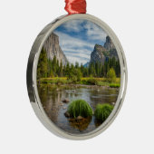 Tal-Ansicht in Yosemite Nationalpark Ornament Aus Metall (Rechts)