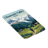 Tal Chamonix Frankreich Magnet (Rechte Seite)