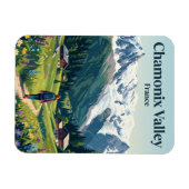 Tal Chamonix Frankreich Magnet (Horizontal)