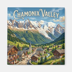 Tal Chamonix Frankreich Magnet