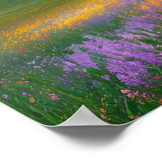 Tal der farbenfrohen Träume Poster (Ecke)