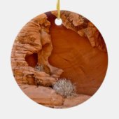 TAL DER FEUER ABGEFRESSENEN WÜSTE SCHAUKELT DETAIL KERAMIKORNAMENT (Hinten)