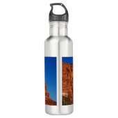 Tal der Feuersäule Edelstahlflasche (Rückseite)