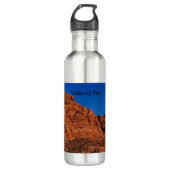 Tal der Feuersäule Edelstahlflasche (Vorderseite)