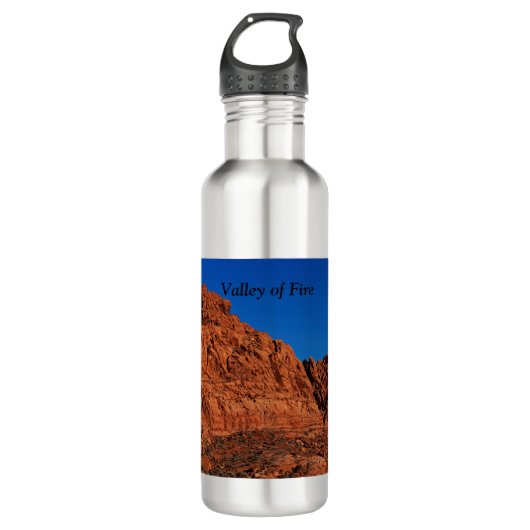 Tal der Feuersäule Edelstahlflasche (Vorderseite)