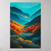 Tal der lebendigen Farben Poster (Vorne)