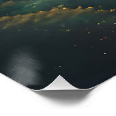 Tal der lebendigen Farben Poster (Ecke)