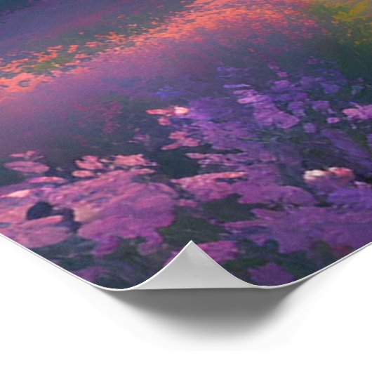 Tal der Lila Träume Poster (Ecke)