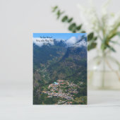Tal der Nonnen, Madeira, Portugal Postkarte (Stehend Vorderseite)