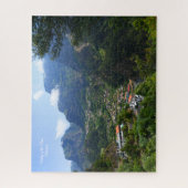 Tal der Nonnen, Madeira, Portugal Puzzle (Vertikal)