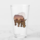 Tal der Rhinozeros, Glas (Rückseite)