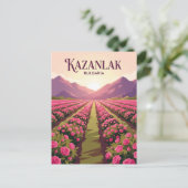 Tal der Rosen Bulgarien Postkarte (Stehend Vorderseite)