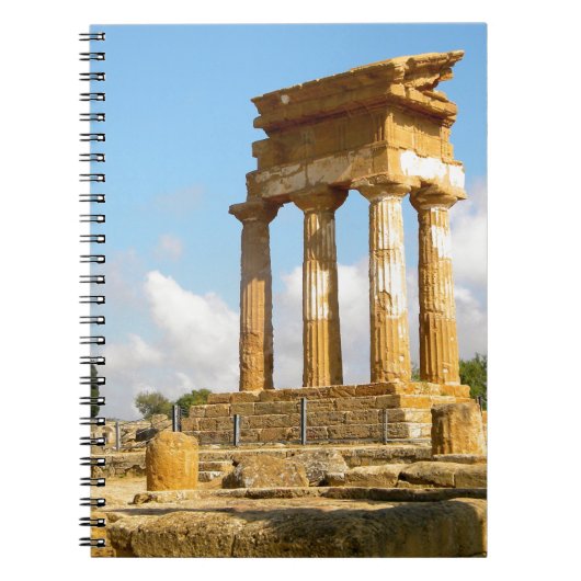 Tal der Tempel Sizilien Notizblock (Vorderseite)