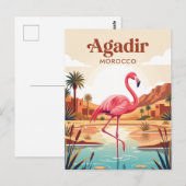 Tal der Vögel Marokko Postkarte (Vorne/Hinten)