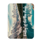 Tal der Zehn Zinnen, Banff stilisiert Magnet (Vertikal)