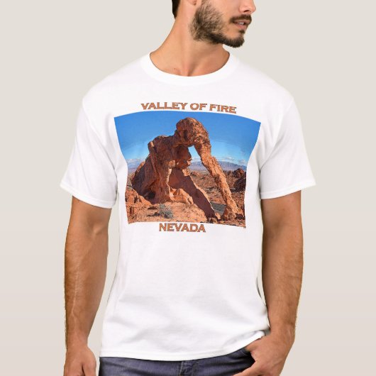 Tal des Feuers - Elefant-Felsen T-Shirt (Vorderseite)