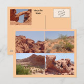Tal des Feuers Multi-Postkarte Postkarte (Vorne/Hinten)