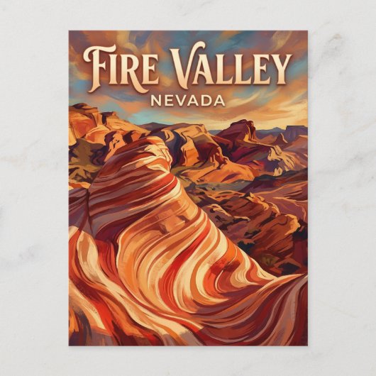 Tal des Feuers Nevada Postkarte (Vorderseite)