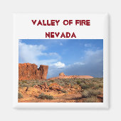 Tal des Feuers Nevada USA Magnet (Vorne)