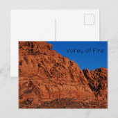 Tal des Feuers Postkarte (Vorne/Hinten)