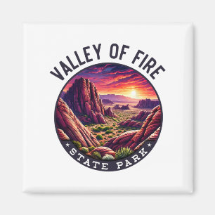 Tal des Feuers Wander Souvenir2 Magnet