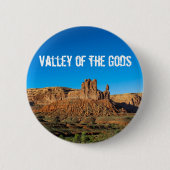 Tal des Gott-blaue HimmelButte Button (Vorderseite)