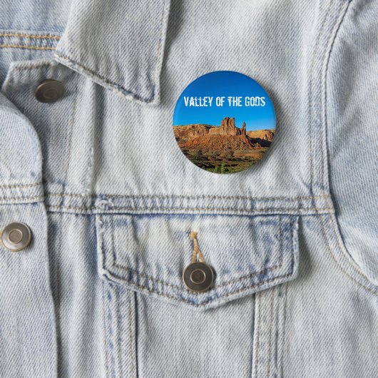 Tal des Gott-blaue HimmelButte Button (Beispiel)
