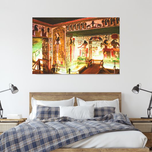 Tal des Königs Bild der ägyptischen Kunstgeschicht Leinwanddruck (Insitu (Schlafzimmer))