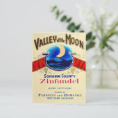 Tal des Mondes Zinfandel Postkarte (Stehend Vorderseite)