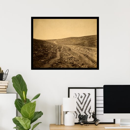 Tal des Schattens des Todes 1855 Poster (Heimbüro)