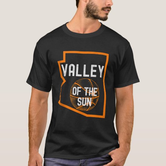 Tal des Sun Phoenix Basketball Arizona Staat T-Shirt (Vorderseite)