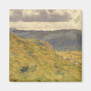Tal des Teme ein sonnigen November-Morgen Magnet