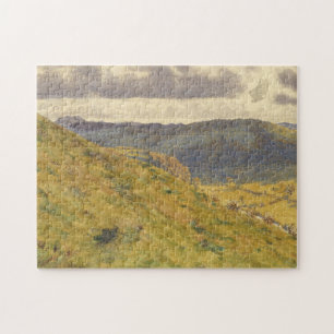 Tal des Teme ein sonnigen November-Morgen Puzzle