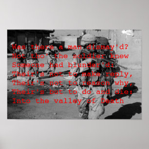 Tal des Todes im Irak Poster