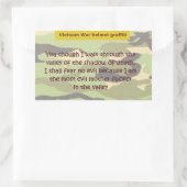 Tal des Todes Rechteckiger Aufkleber (Tasche)