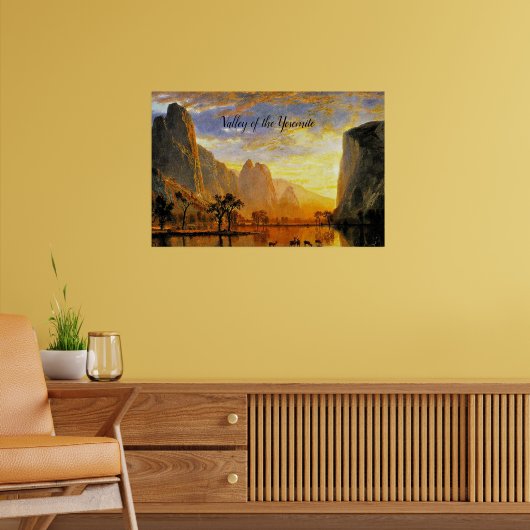 Tal des Yosemite, schöne Kunst, Poster (Wohnzimmer 2)