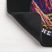 Tal Feuerwandern Souvenir Mousepad (Ecke)
