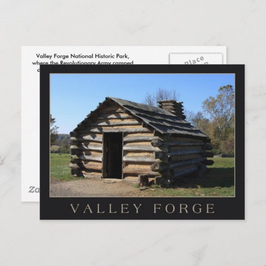 Tal Forge Historic Park Postkarte (Vorne/Hinten)