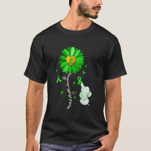 Tal Gesundheitsbewusstsein Grüne Schleife Elefant T-Shirt