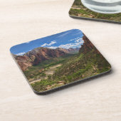 Tal im Zion-Nationalpark Getränkeuntersetzer (Linke Seite)