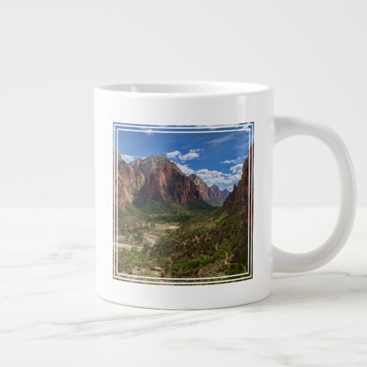 Tal im Zion-Nationalpark Jumbo-Tasse (Rechts)