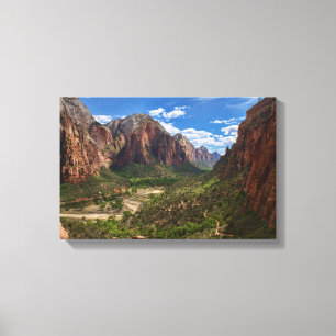 Tal im Zion-Nationalpark Leinwanddruck