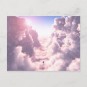 Tal in der Clouds Postkarte (Vorderseite)