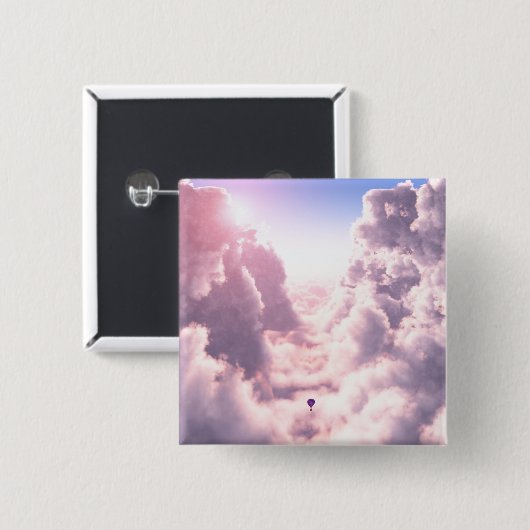 Tal in der Wolkenschaltfläche Button (Vorne & Hinten)