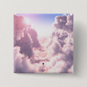 Tal in der Wolkenschaltfläche Button