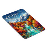 Tal Jiuzhaigou China Magnet (Rechte Seite)