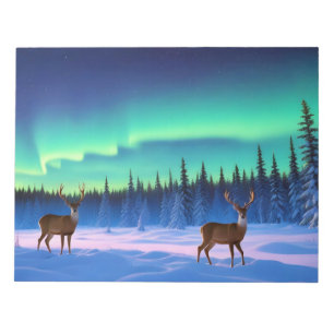 Tal Landschaft Panoramasicht Natur Stille Aurora Notizblock