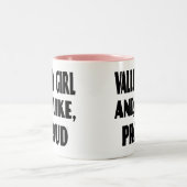 TAL-MÄDCHEN-TASSE ZWEIFARBIGE TASSE (Mittel)