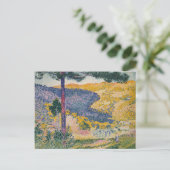 Tal mit Fir Shade am Berg Postkarte (Stehend Vorderseite)